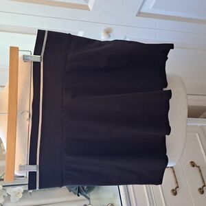 Athleta Womens Black Tennis/Pickleball/Athletic‎ Skort Undershorts Pockets LG